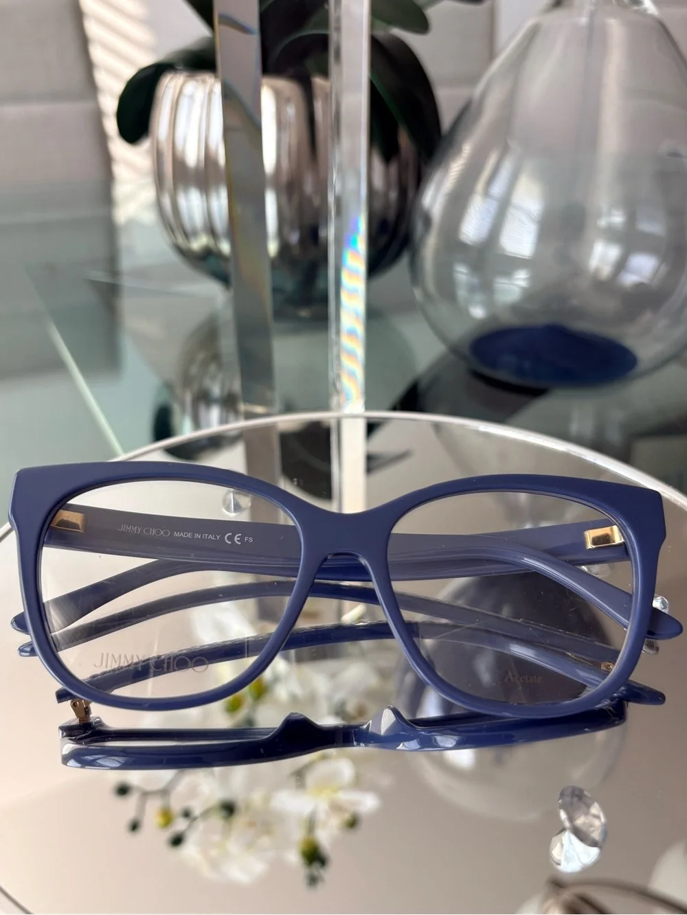 Jimmy Choo Star Embossed Optical Frames